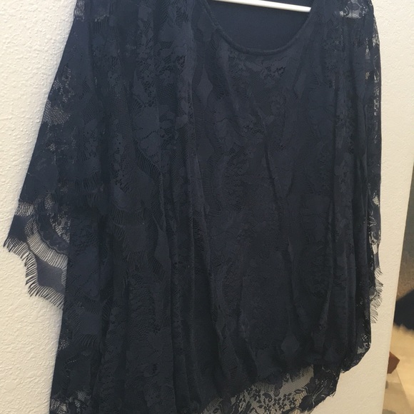 Fossil blouse navy size medium - Picture 3 of 4